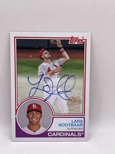 Lars Nootbar 2024 Topps Archives Fan Favorite Auto #83FF-LN