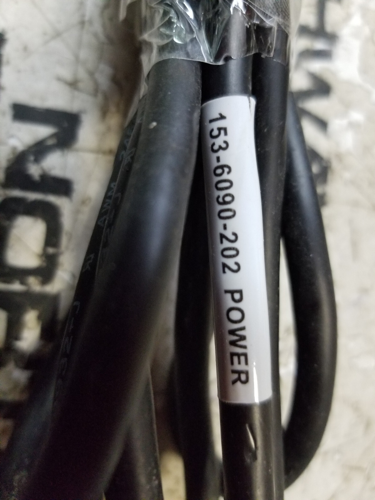 153-6090-202 POWER CABLE - Picture 2 of 2
