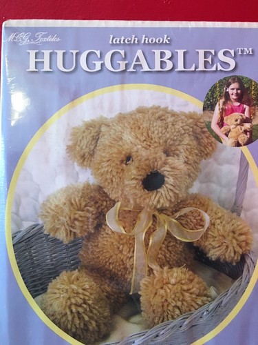 MCG Textiles Huggables Teddy Bear Plush Latch Hook kit 14