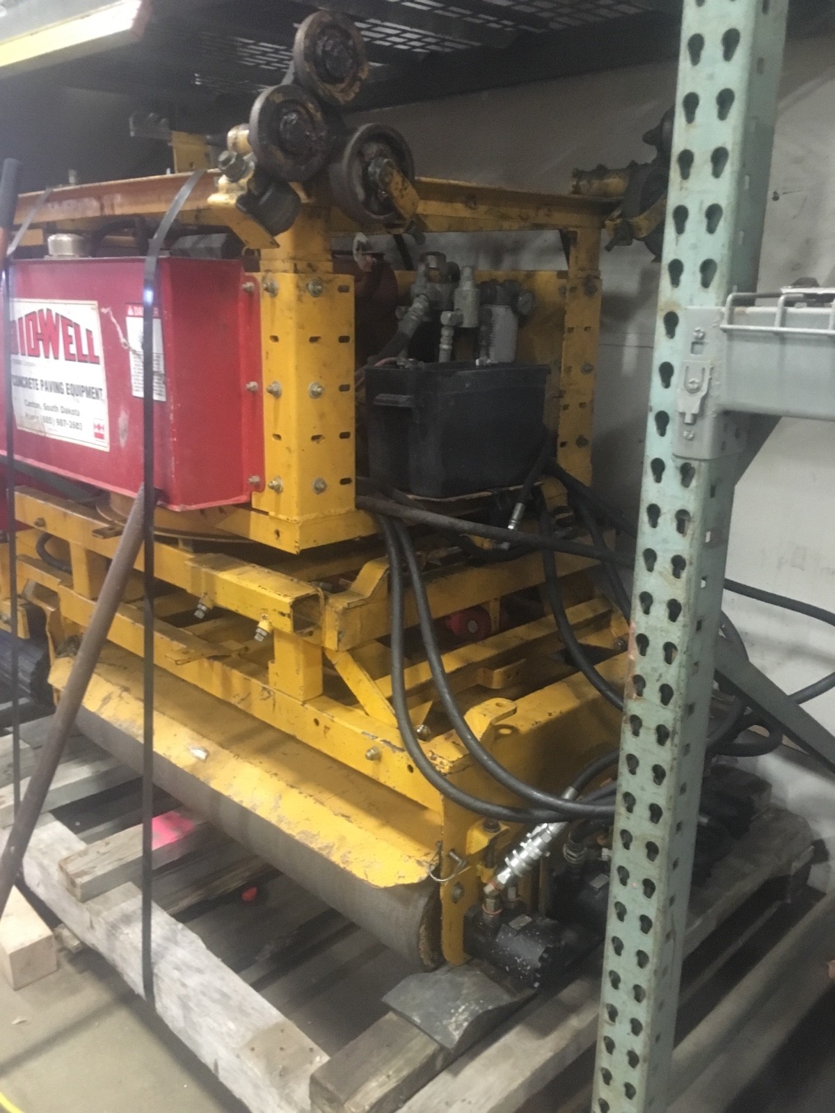 Two bidwell 362 concrete bridge and road pavers