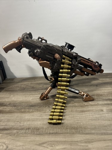 Custom Steam Punk Mad Max Nerf Vulcan EBF-25 Dart Blaster Custom Steam Punk Mad Max Nerf Vulcan EBF-25 Dart Blaster