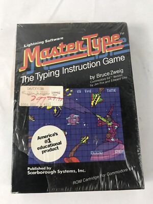 MasterType by The Scarborough System for Commodore 64 C64 Cartridge