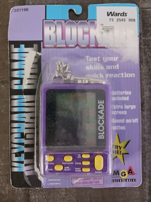 New! RARE 1998 Blockade Keychain Classics Travel Game MGA Entertainment Vintage