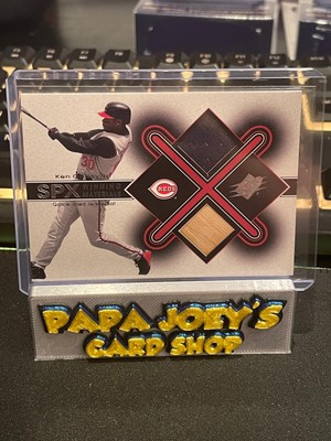 2001 Upper Deck SPX Ken Griffey Jr Relic Reds