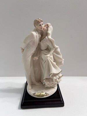 1998 Florence Giuseppe Armani ''Together'' Sculpture D'arte Figurine Signed Italy