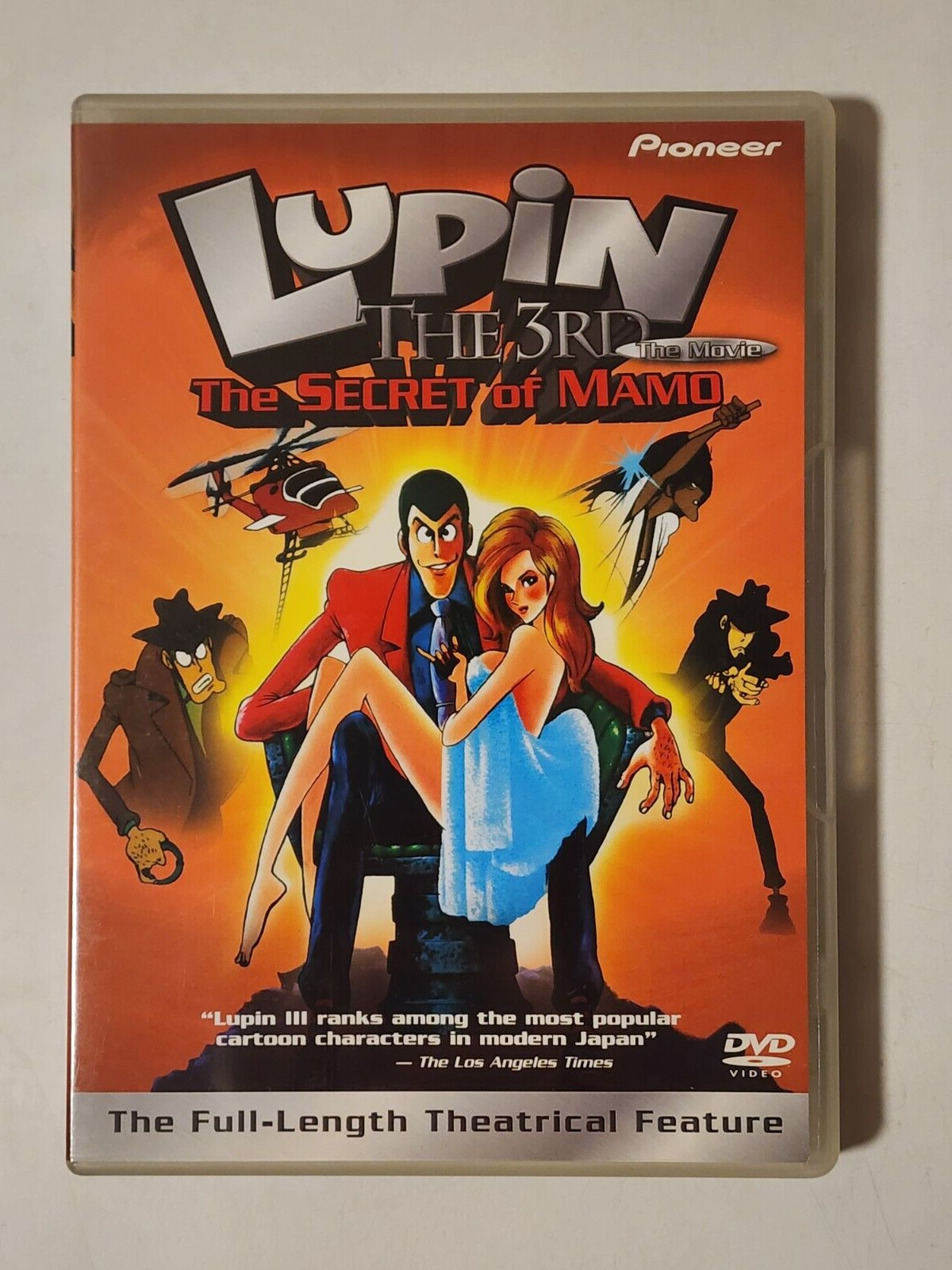 LUPIN THE 3RD THE MOVIE THE SECRET OF MAMO ANIME DVD PIONEER