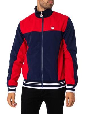 

Мужская спортивная куртка на молнии Fila Alfonso, красная, Красный, FW23MH015-410