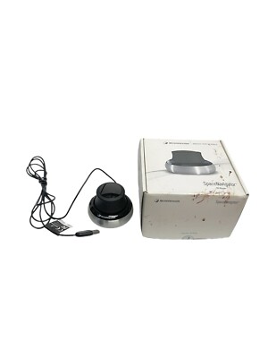3Dconnexion SpaceNavigator 3D Mouse Wired USB 3DX-600028 Black Silver