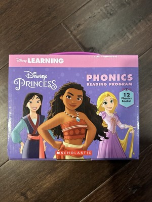 Disney Learning Princess Phonics Reading Program 12 Phonics Books Scholastic New