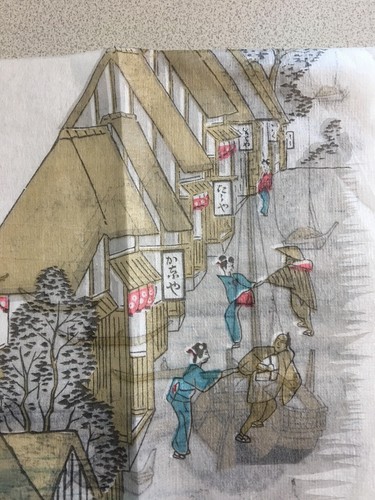 Vintage Lot of Japanese Rice Paper Napkins Fan Shape Decoupage New