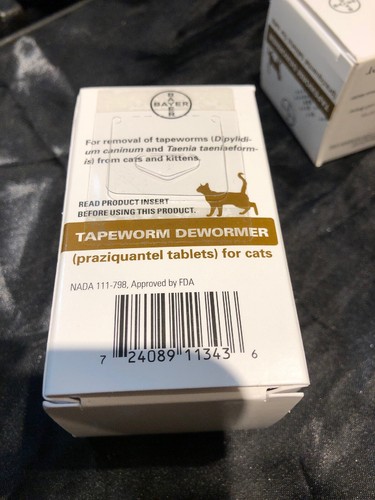 Bayer Expert Care Tapeworm Dewormer for Cats (3 Tablets) “FREE-SHIPPING”