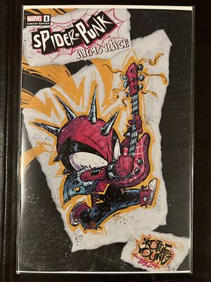 SPIDER-PUNK ARMS RACE #1 SKOTTIE YOUNG LTD 3000 POSTER VARIANT
