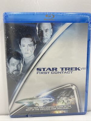 STAR TREK VIII FIRST CONTACT New Sealed Blu-ray Patrick Stewart Jonathan Frakes