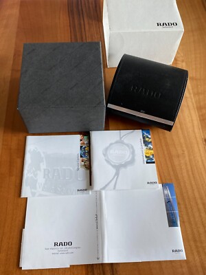 Authentic Original Rado Switzerland Presentation Watch Box Case 5'' x 5'' x 3.5''