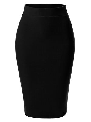 MixMatchy Casual Classic Bodycon Pencil Skirt
