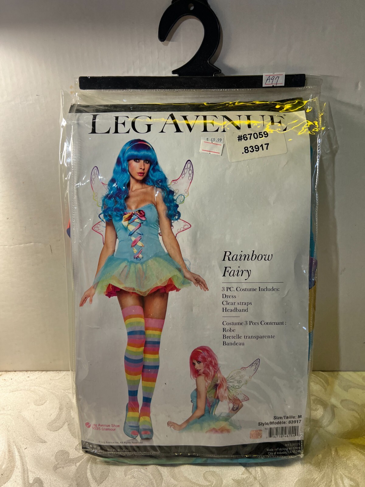 Leg Avenue - 【美品】コスプレ　ドロシー　ハロウィン　パニエ付き　LEG AVENUE Leg Avenue - 【美品】コスプレ ドロシー ハロウィン パニエ付き