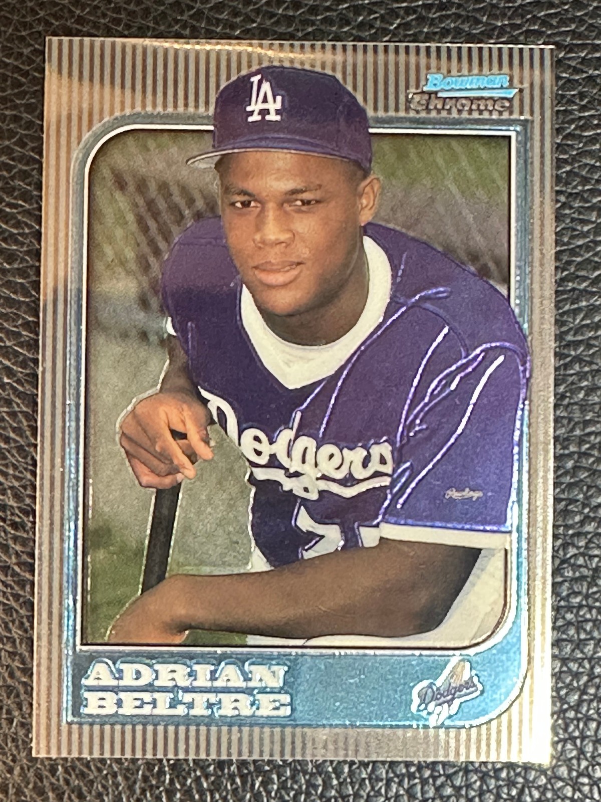 1997 Bowman Chrome #182 Adrian Beltre No Greening Centered