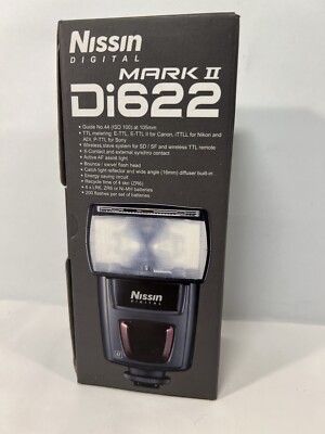 Nissin Di622 Mark II Ado/P-TTL Flash for Sony & Minolta [Guide No.44]