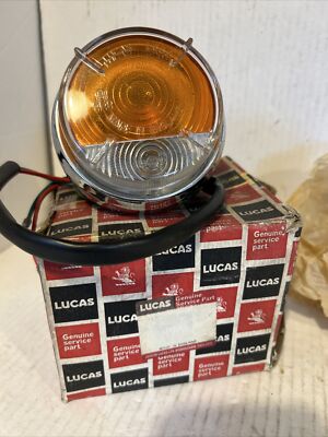 New Genuine Lucas L632 Front Side Flasher Lamp MGA Morris 1000 Nos 