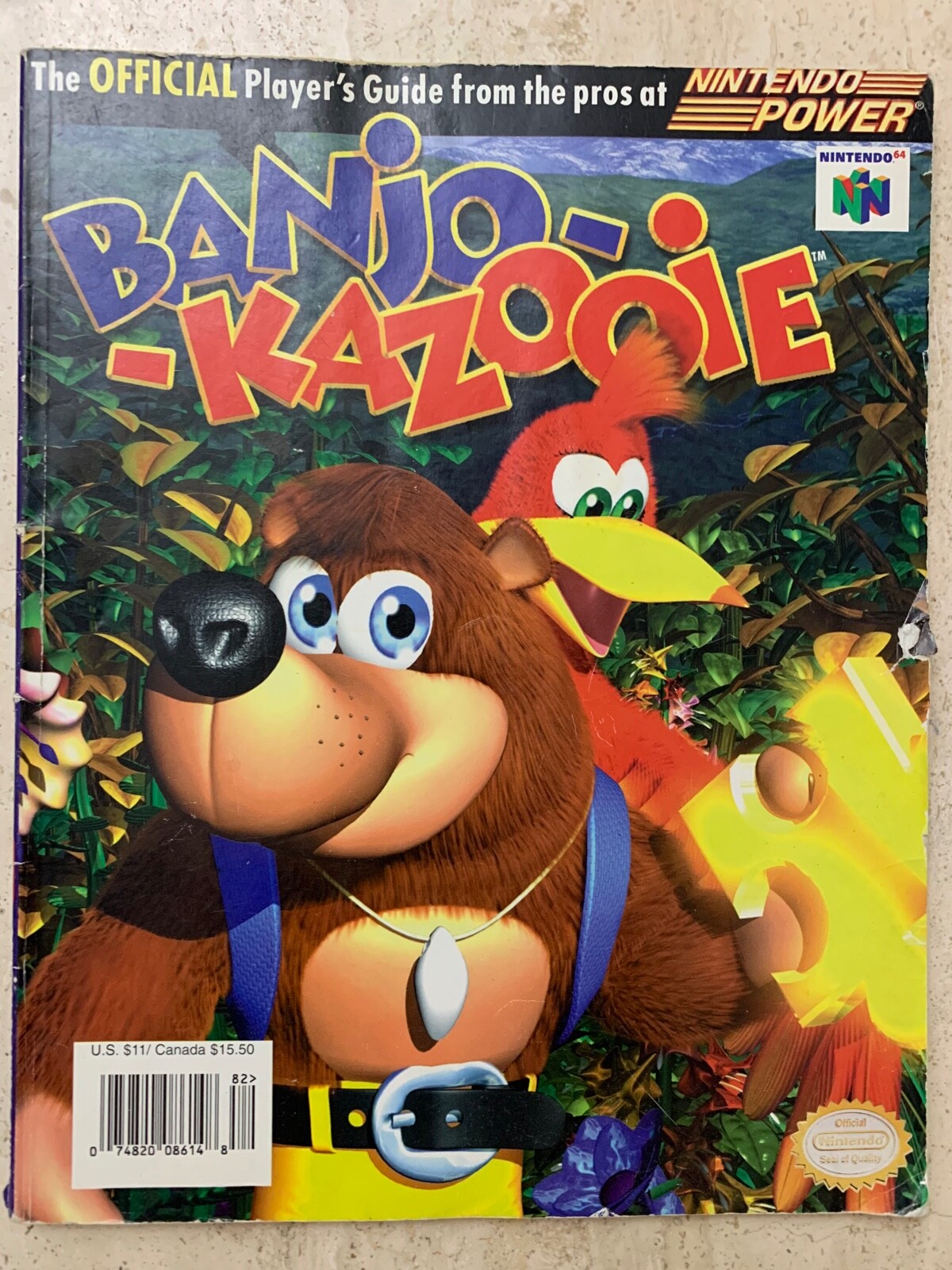 1998 BanjoKazooie 64 任天堂 ホログラム ケース　グリーン 1998 Banjo-Kazooie 64 NINTENDO PENCIL CASE NEWELL RARE 3D