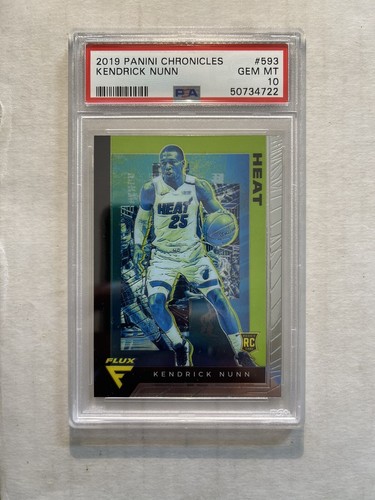 2019-20 Panini Chronicles Flux Prizm 593 Kendrick Nunn