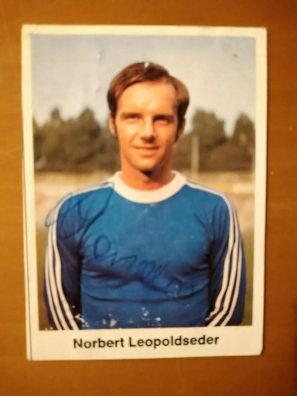 Norbert Leopoldseder,  Original-Autogr.,â½70/71,Bielefeld, #434,Bergmannð