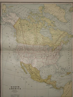 1889 ALASKA ANTIQUE MAP Geo CRAM Atlas 11 x 14 Original
