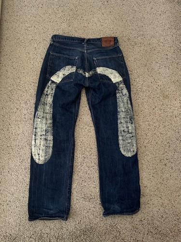 Evisu Jeans [LOT.2001 Denim Pants] 33x35 Evisu Jeans Made In