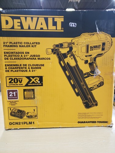 DEWALT 20-Volt MAX Lithium-Ion 21-Degree Cordless Framing Nailer  (E23)