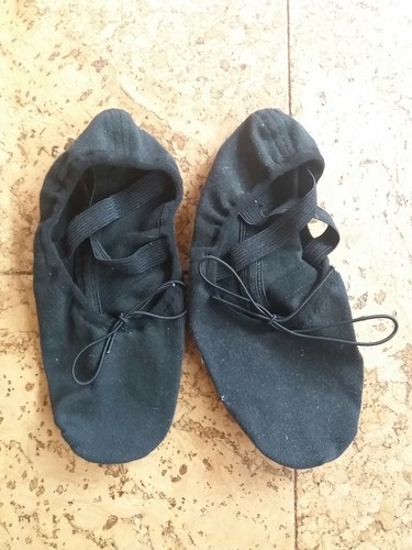 Balletschläppchen Tanzschuhe Damen Gr. 41 Schwarz wenig getragen 