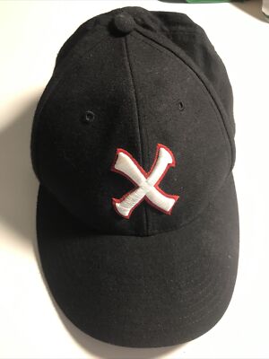 XTreme Games 2006 Black Baseball Cap Hat Fitted 7 3/8'' Pro Model 515  