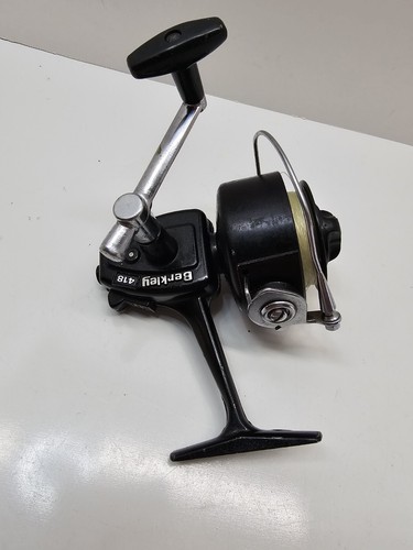 Vintage Berkley 418 • Spinning Fishing Reel • Made in USA Vintage Berkley 418 • Spinning Fishing Reel • Made in USA