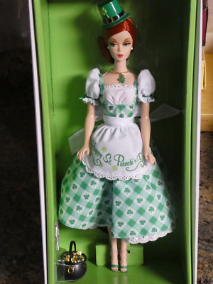 SHAMROCK CELEBRATION HOSTESS BARBIE BFC EXCLUSIVE IN SHIPPER MINT ST PADDYS DAY