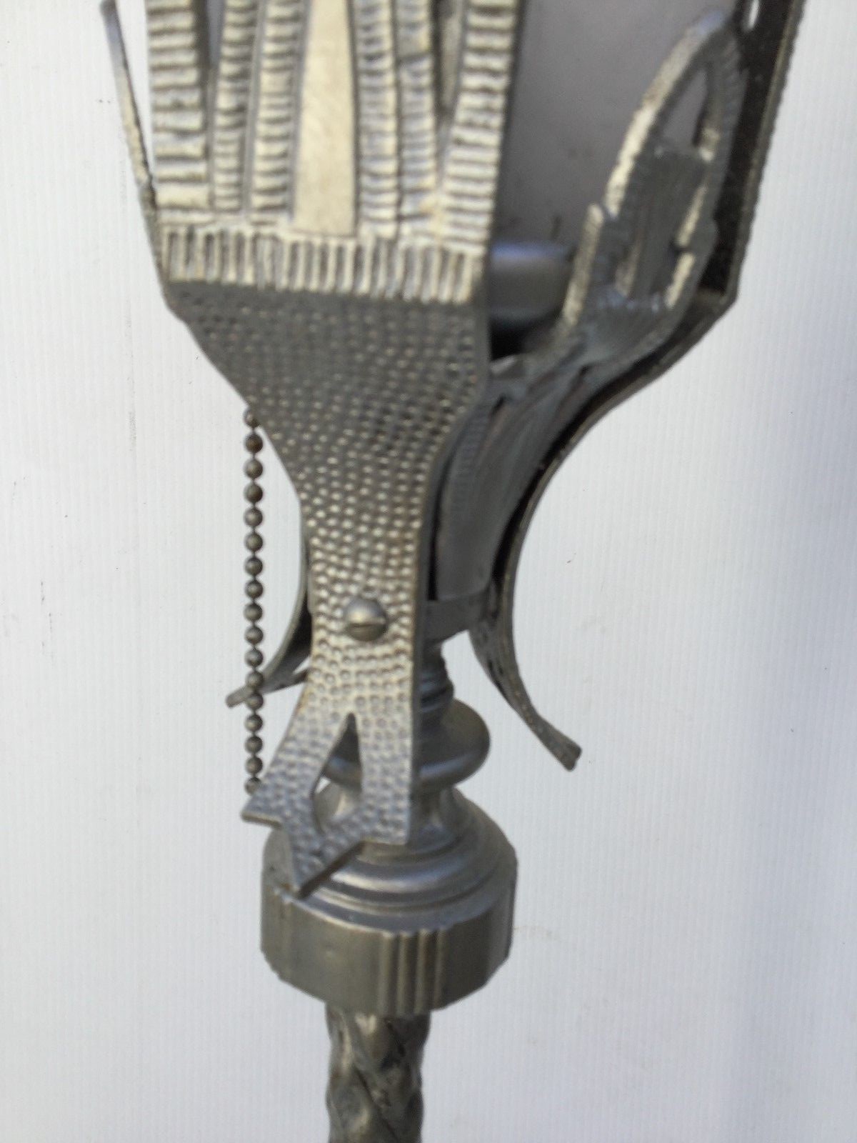 Pair 2 Art Deco Floor Lamps Torchieres Metropolitan Columbia Manufacturing Comp.