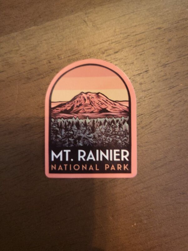 Mount Rainier National Park Sticker Decal
