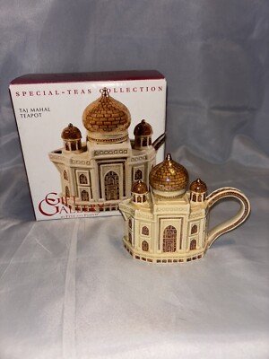 NIB Gift Gallery Fitz & Floyd Mini Taj Mahal Teapot Special Teas Collection