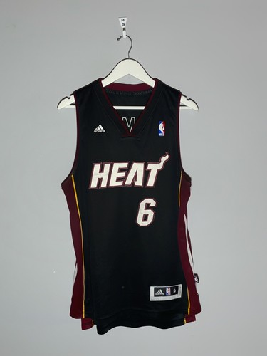 6 James Miami Heat Adidas NBA Basketball Jersey | eBay