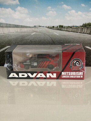 BM Creations Mitsubishi Lancer Evolution IV Advan RHD Scale 1:64 New