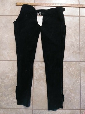 DEVON AIRE WESTERN OR ENGLISH HORSE SADDLE SUEDE SCHOOLING CHAPS ADULT SIZES