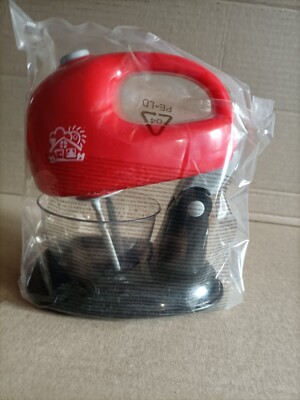 Playgo Mixer Küchenmaschine Standmixer m. Rührschüssel m. Funktionen rot schwarz