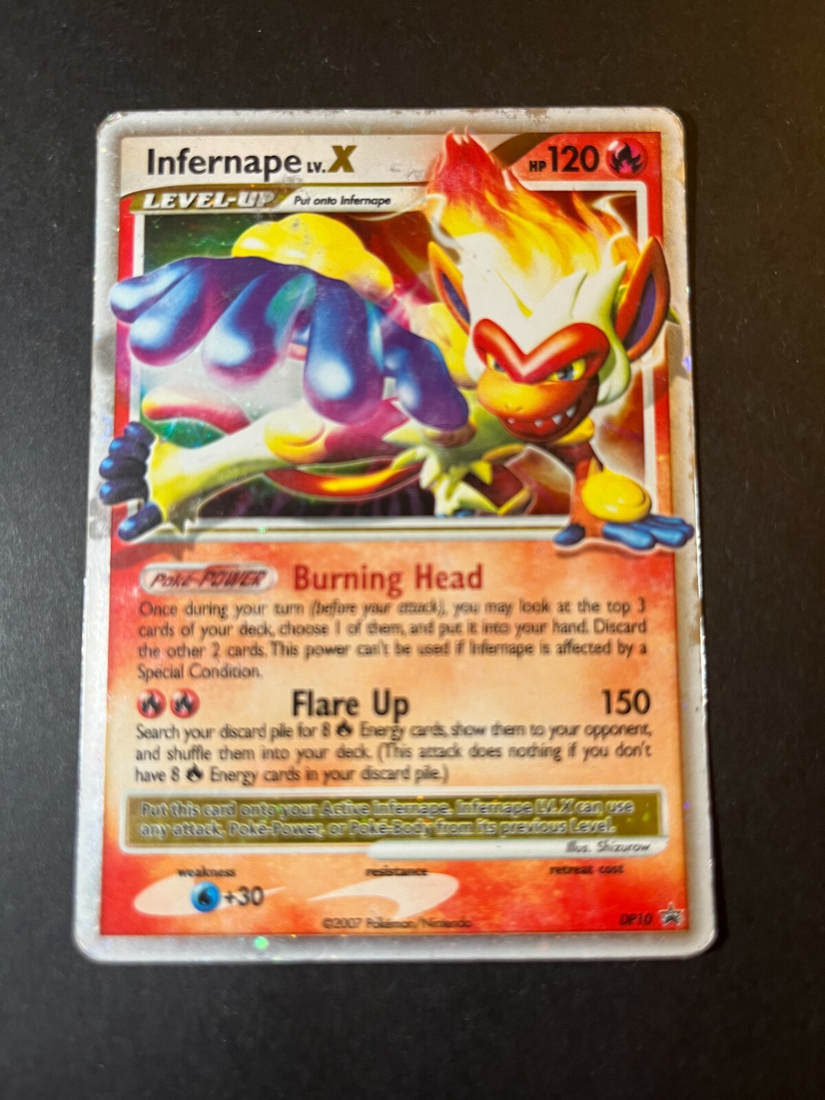 Infernape Lv.X DP10 Black Star Promo Ultra Rare Pokemon Card