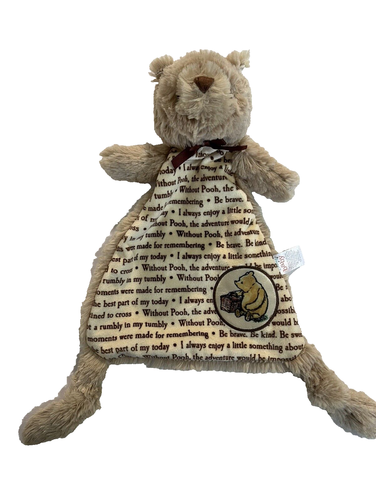 Kids Preferred Disney Baby Classic Winnie the Pooh Lovey Soft Security Toy