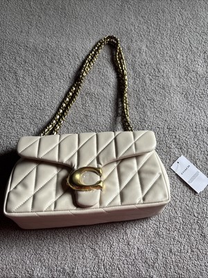 COACH CP150B4MPL 関税送料込 COACH CP150 Tabby Shoulder Bag 26 Quilted Light Blue / Navy