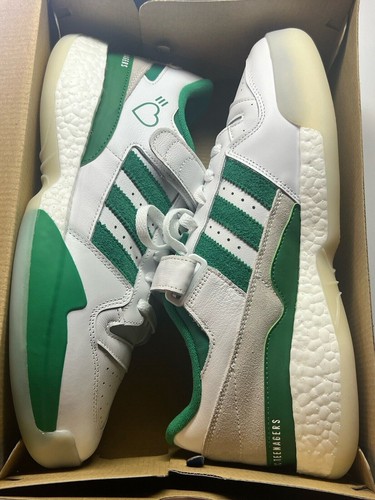 S42976 MEN'S ADIDAS X HUMAN MADE FORUM LOW HM GREEN WHITE