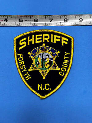 North Carolina FORSYTH COUNTY SHERIFF PATCH - NEW
