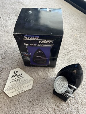 Star Trek The Next Generation USS Enterprise NCC-1701-D Executive Figurine w/Box