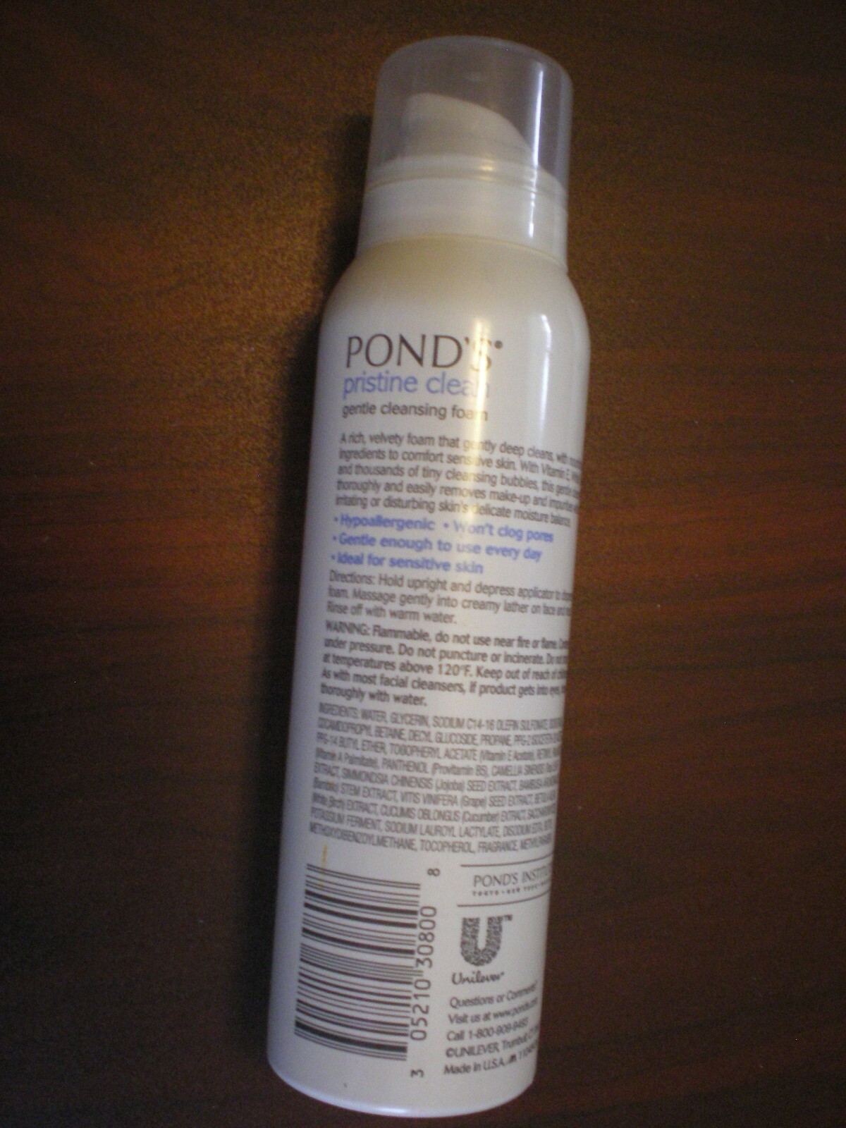POND'S Pristine Clean Gentle Cleansing Foam - 4OZ-  With White Tea & Vitamin E