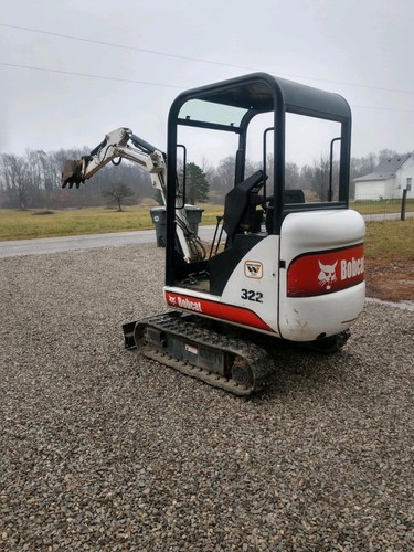 BOBCAT 322 SERIES MINI EXCAVATOR CAN SHIP.