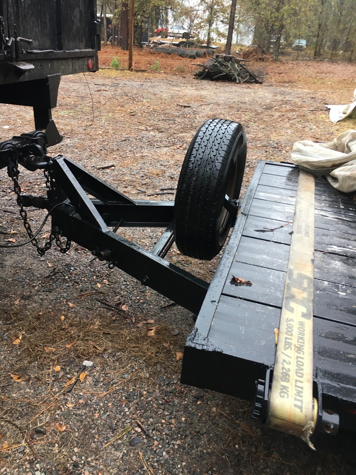 20ft bobcat heavy duty equipment trailer w/aluminum deck