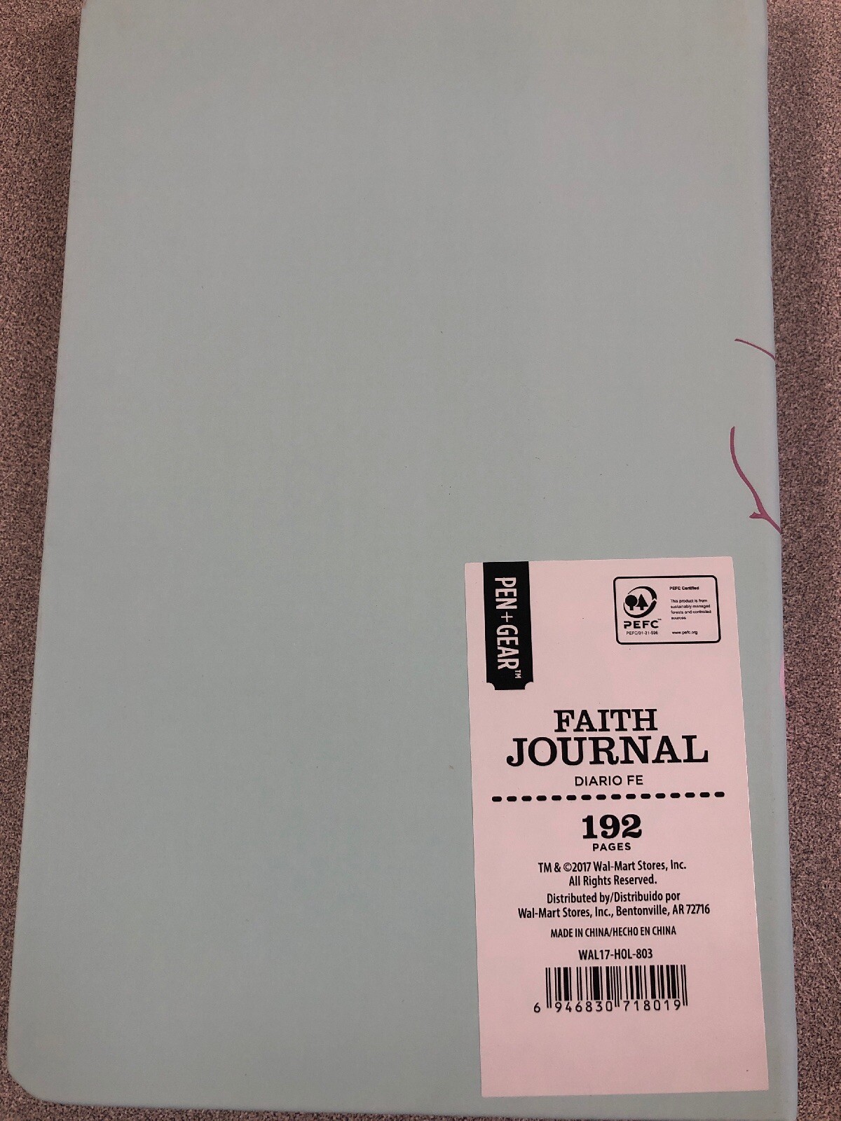 Pen + Gear Faith Journal pages 192 (21b)